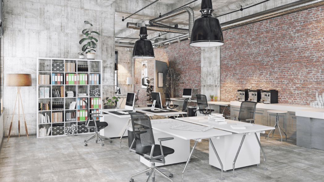 Raft bookcase of industrial style office furniture, the legend of the house