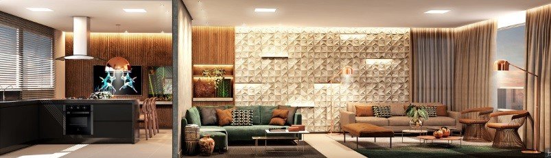 Space for two environments 