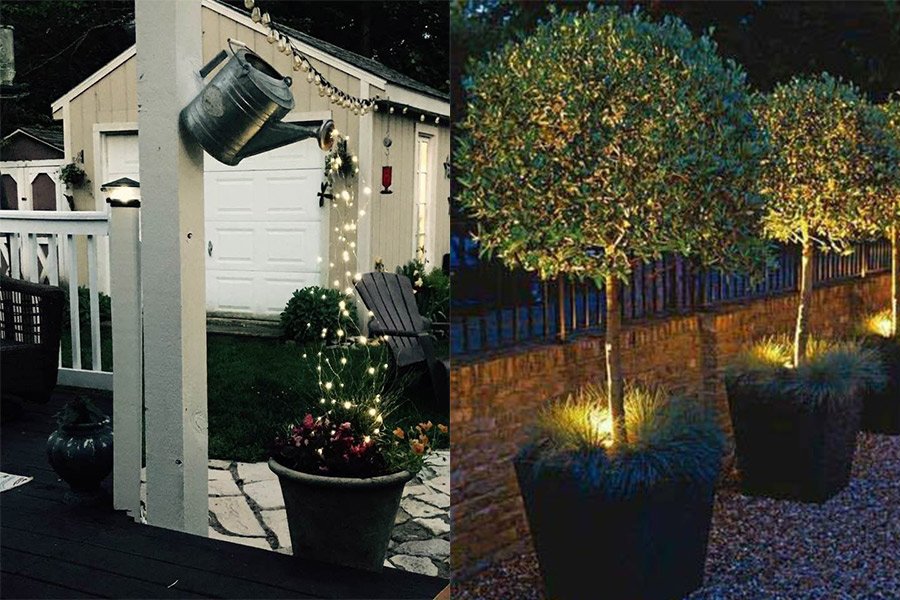 5 ideas for arranging the garden - lighting
