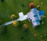 The impact of the land on the field for the future house